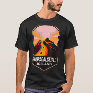 Fagradalsfjall 2022 Berg-Vulkan Eruptionierte Isla T-Shirt