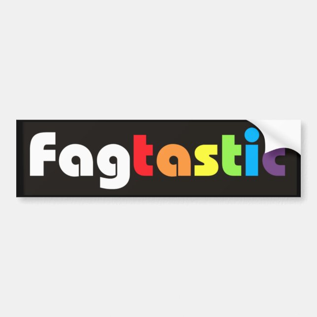 Fagtastic (Fahne) Autoaufkleber (Vorne)