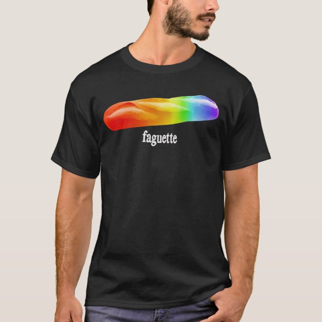 Faguette Hotdog-Mädchen T-Shirt (Vorderseite)