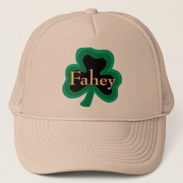 Fahey Familien-Geschenke Truckerkappe (Vorderseite)