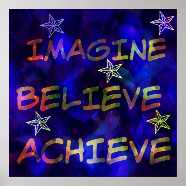 Fähigkeit Motivation Attitude Poster (Vorne)