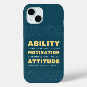 Fähigkeit, Motivation, Einstellung Inspiration Case-Mate iPhone Hülle