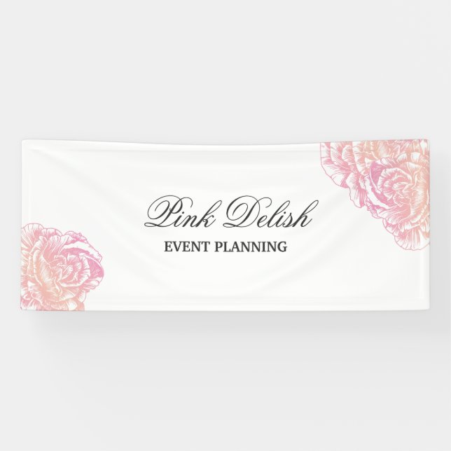 Fahne 311 Le Pink Fleur Banner (Horizontal)