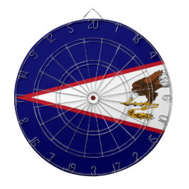Fahne Amerikanisch-Samoas Dartscheibe
