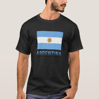 Fahne Argentiniens Land zum Tag der Unabhängigkeit T-Shirt