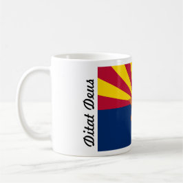 Fahne Arizona Ditat Deus God Enriches Tasse