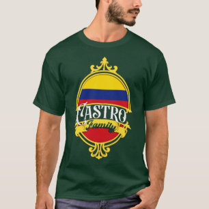 Fahne Castro Family Colombia T-Shirt