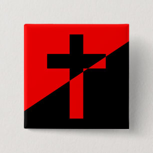 Fahne christlicher Sozialismus & Anarchismus (Befr Button