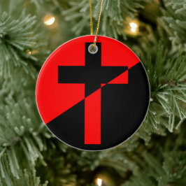 Fahne christlicher Sozialismus & Anarchismus (Befr Keramik Ornament