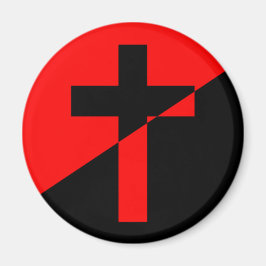 Fahne christlicher Sozialismus & Anarchismus (Befr Magnet