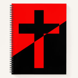 Fahne christlicher Sozialismus & Anarchismus (Befr Notizbuch