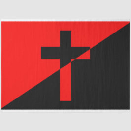 Fahne christlicher Sozialismus & Anarchismus (Befr Seidenpapier