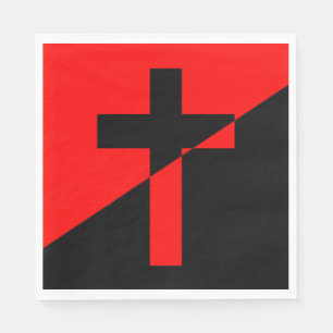 Fahne christlicher Sozialismus & Anarchismus (Befr Serviette
