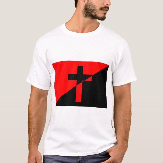 Fahne christlicher Sozialismus & Anarchismus (Befr T-Shirt (Vorderseite)