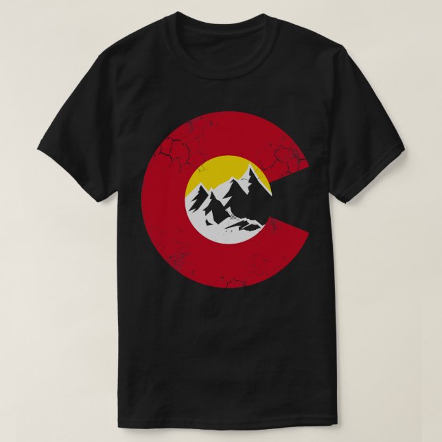 Fahne Colorado T-Shirt (Design vorne)