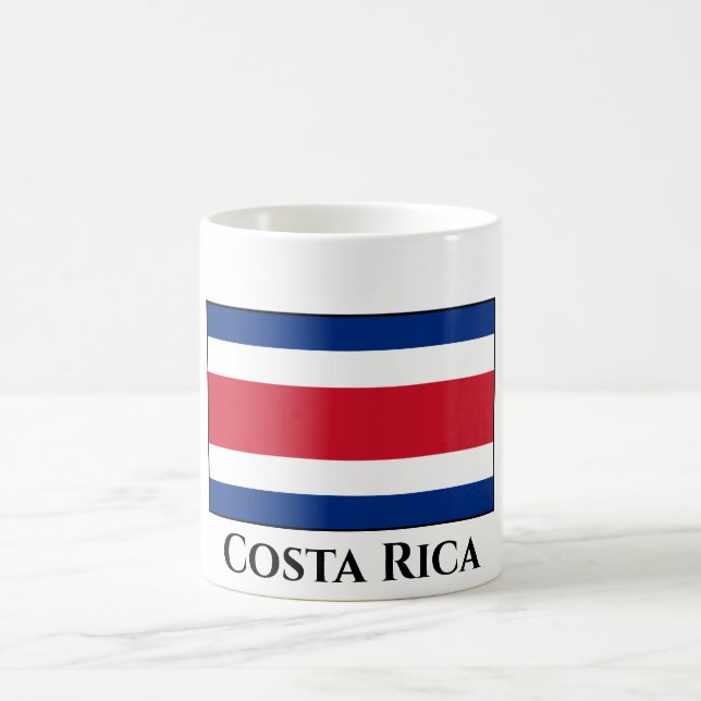 Fahne Costa Rica Kaffeetasse (Mittel)