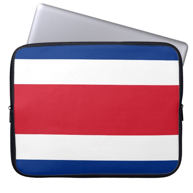 Fahne Costa Rica Laptopschutzhülle (Vorderseite)