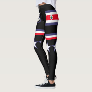 Fahne Costa Rica Leggings
