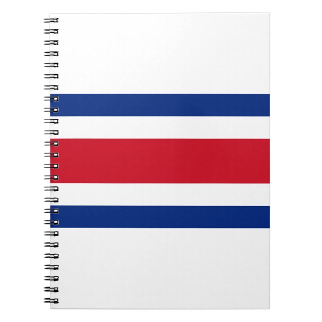 Fahne Costa Rica Notizblock (Vorderseite)
