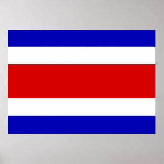 Fahne Costa Rica Poster
