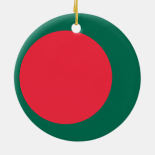 Fahne der bangladeschischen Ornament