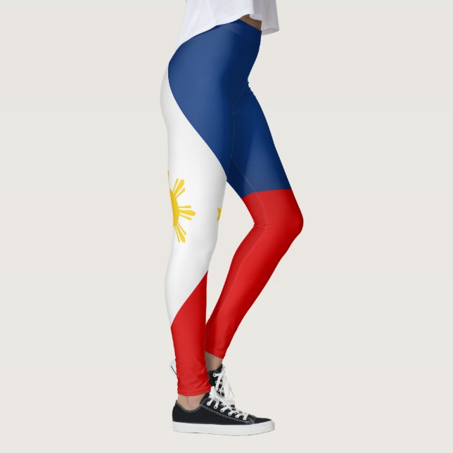Fahne der Coolen Philippinen Leggings (Rechts)