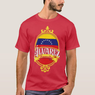 Fahne der Familie Venezuela Alvarez T-Shirt