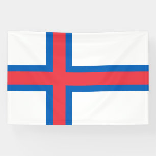 Fahne der Färöer Banner