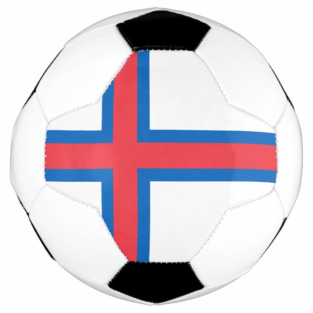 Fahne der Färöer Fußball (Vorderseite)