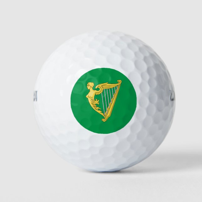 Fahne der irischen Republikaner Golfball (Vorderseite)