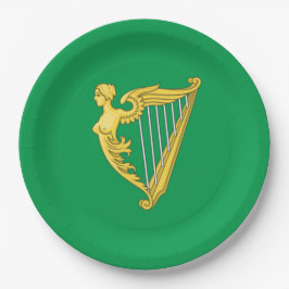 Fahne der irischen Republikaner Pappteller