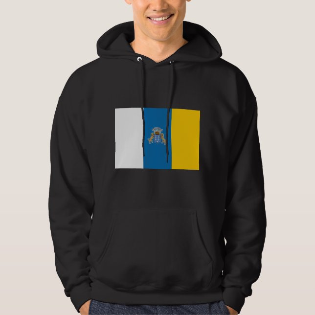 Fahne der Kanarischen Inseln Hoodie (Vorderseite)