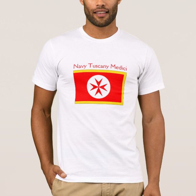 Fahne der Marine Toskana Medici T-Shirt (Vorderseite)