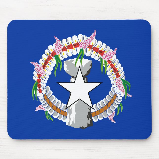 Fahne der Nördlichen Marianen Mousepad (Vorne)
