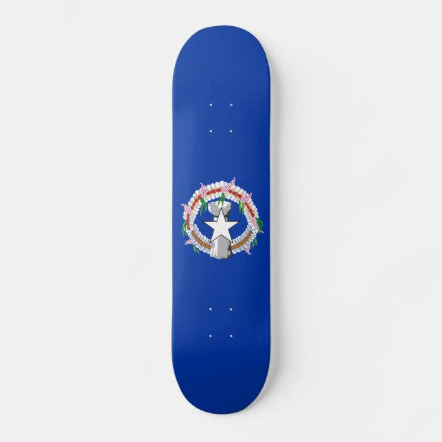 Fahne der Nördlichen Marianen Skateboard (Vorderseite)