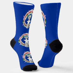Fahne der Nördlichen Marianen Socken