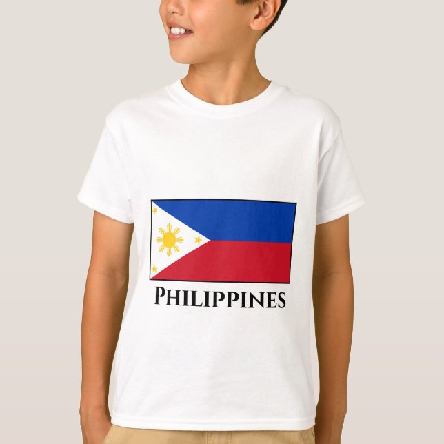 Fahne der Philippinen T-Shirt (Vorderseite)