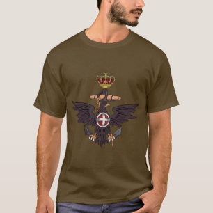 Fahne der Regia Jachthafen, Italien T-Shirt