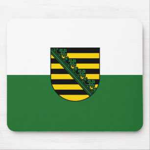Fahne der sächsischen Maus Pad Mousepad