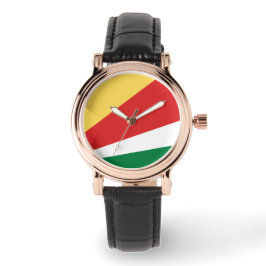 Fahne der Seychellen Armbanduhr
