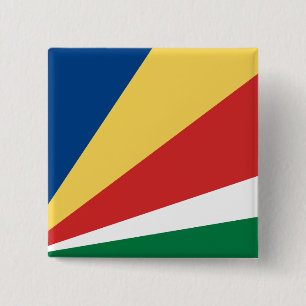Fahne der Seychellen Button