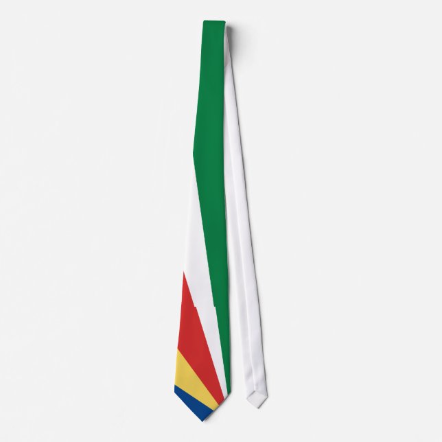 Fahne der Seychellen Krawatte (Vorderseite)