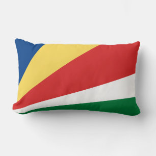 Fahne der Seychellen Lendenkissen