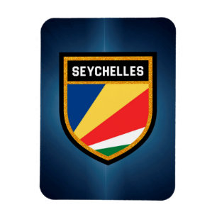 Fahne der Seychellen Magnet