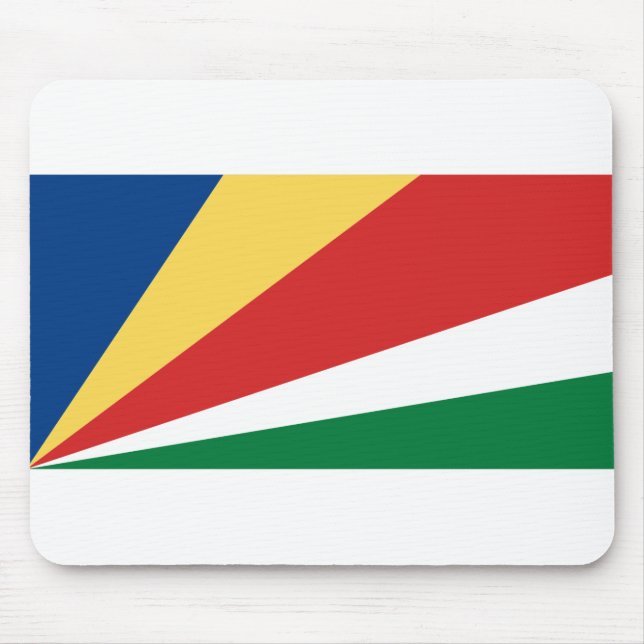 Fahne der Seychellen Mousepad (Vorne)