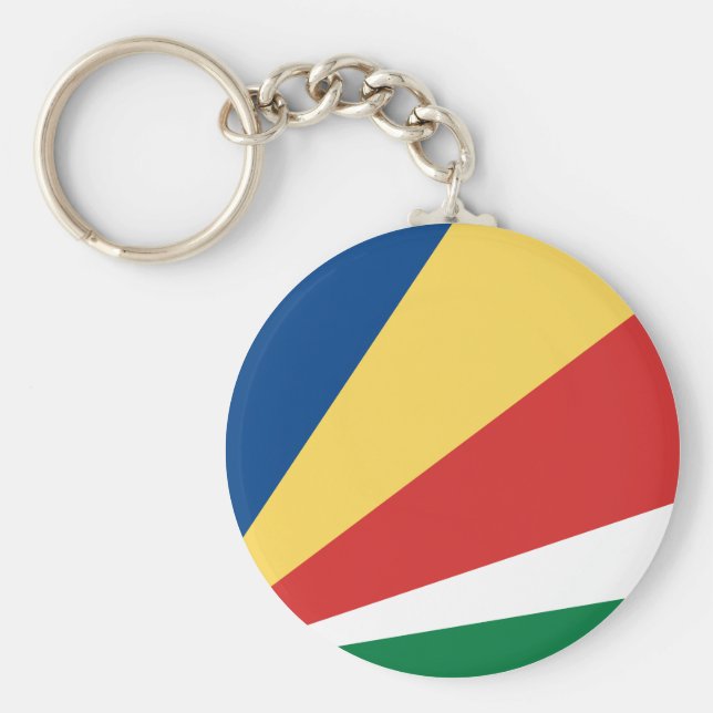Fahne der Seychellen Schlüsselanhänger (Vorne)