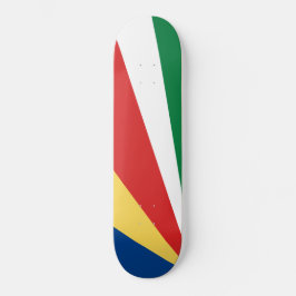 Fahne der Seychellen Skateboard