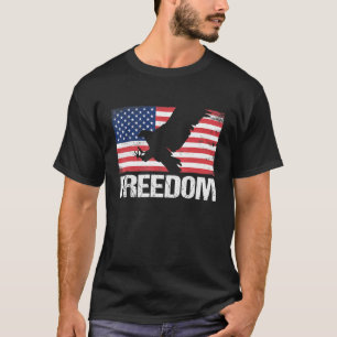 Fahne der USA Freedom American Bald Eagle Usa T-Shirt