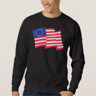 Fahne der USA in der Luft - glückliche Unabhängigk Sweatshirt