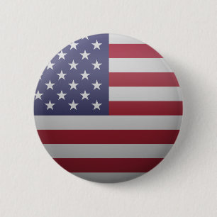 Fahne der Vereinigten Staaten von Amerika Button